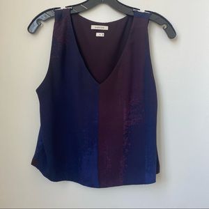 Babaton sleeveless tank top with brushstroke pattern
